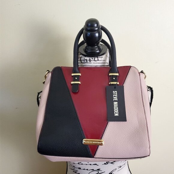Steve Madden NWT BLala Mini Crossbody Leather Colorblock Bag - Picture 2 of 6